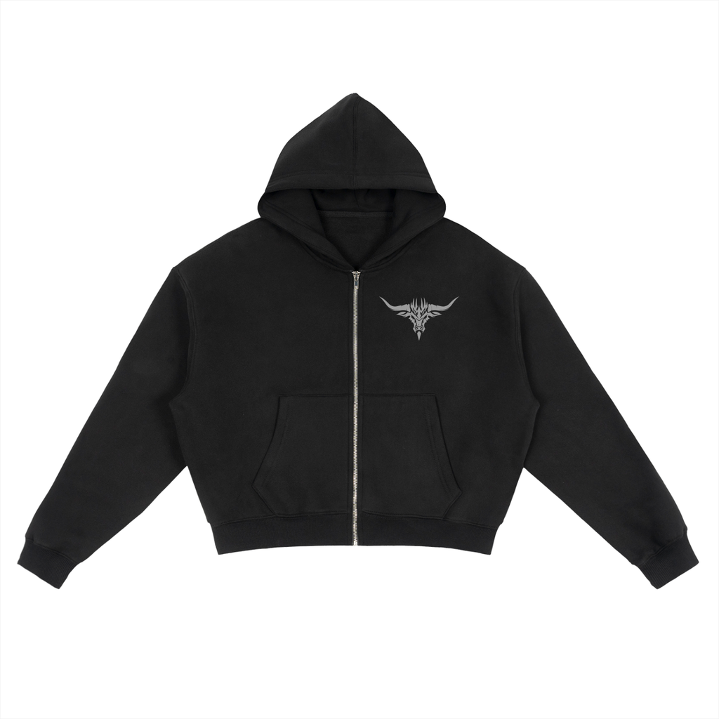 Boxy Fit Zip Up "Seek Ambition"