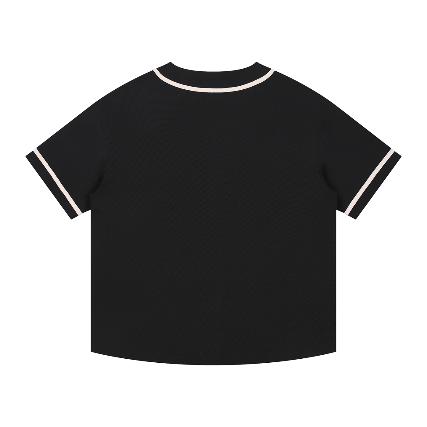 BarBull Contrast Piped Button-Up Jersey: Minimal Design