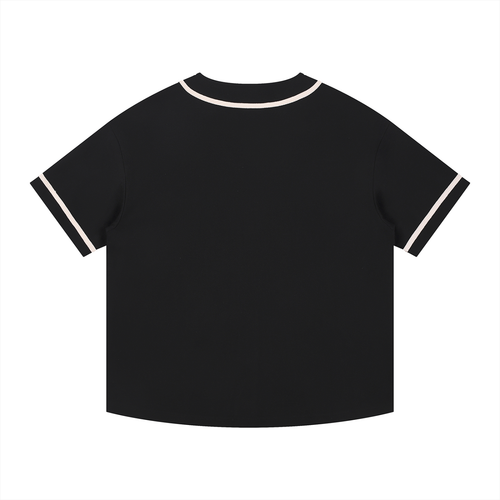 BarBull Contrast Piped Button-Up Jersey: Minimal Design
