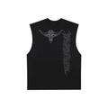 Raw Edge Cotton Tank Top