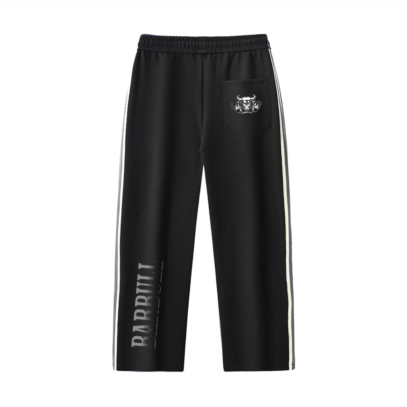 Contrast Side-Stripe Straight-Leg  Pants