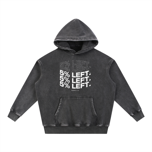 Snow Wash Oversized Hoodie