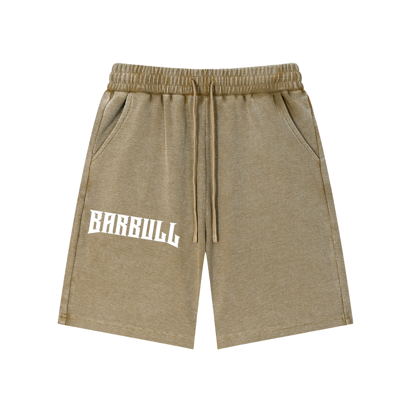 Mineral Wash Waffle Knit Shorts