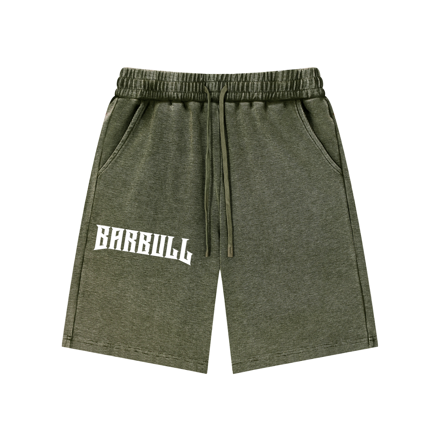 Mineral Wash Waffle Knit Shorts