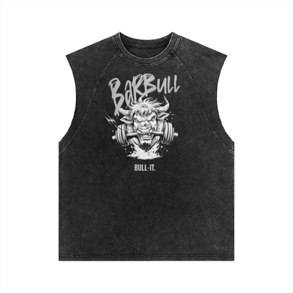 Comic-Themed Cut Off Tank