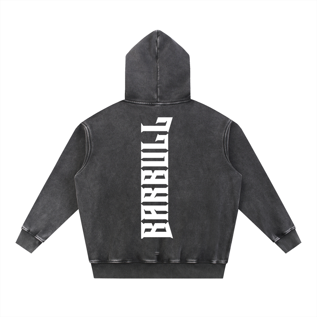 Snow Wash Oversized Hoodie