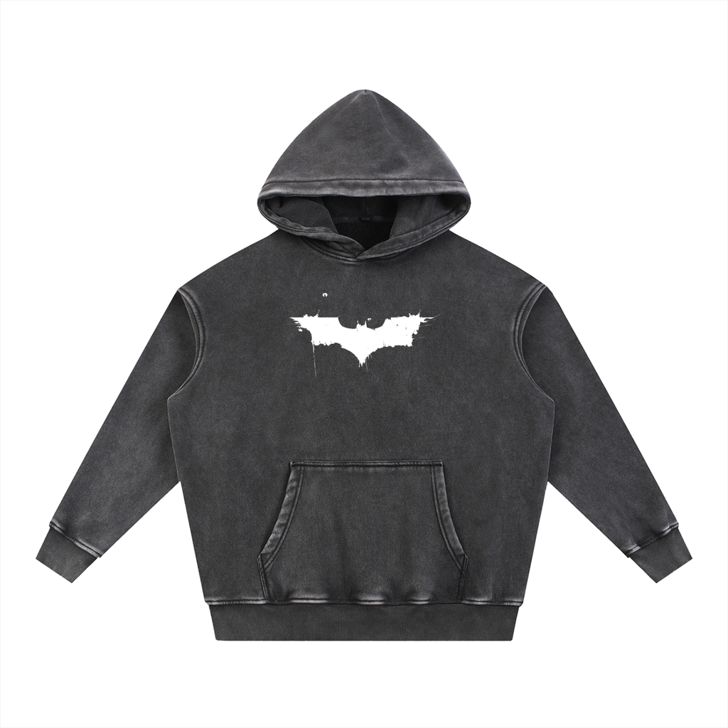 Snow Wash Fleece Oversize Hoodie