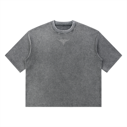 Unisex Mineral Wash Waffle Boxy T-Shirt