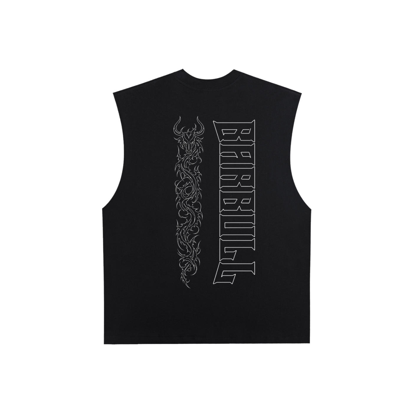 Raw Edge Cotton Tank Top/Cut Off Pump Cover