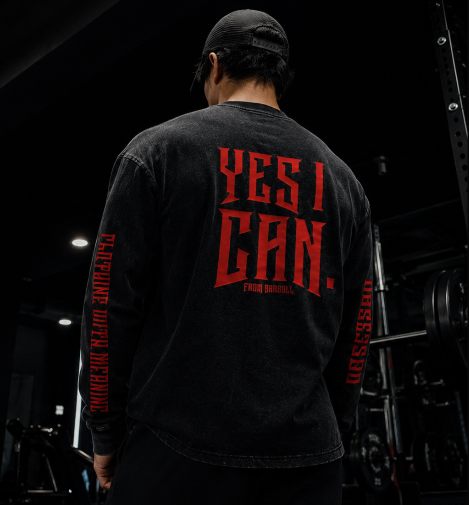 "YES I CAN" Long Sleeve Pump Cover