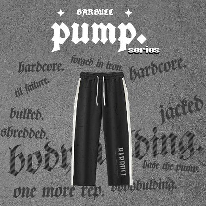 Contrast Side-Stripe Straight-Leg  Pants