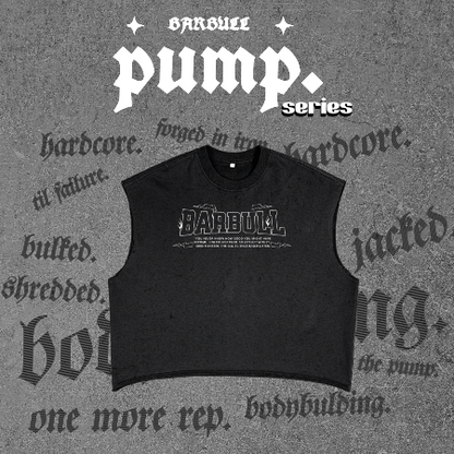 Cut-Off Sleeveless Pump Cover - BarBull x Mike Mentzer Quote