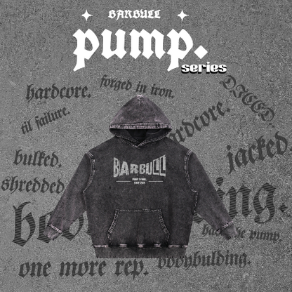 Snow Wash Hand-Frayed Heavyweight  Hoodie