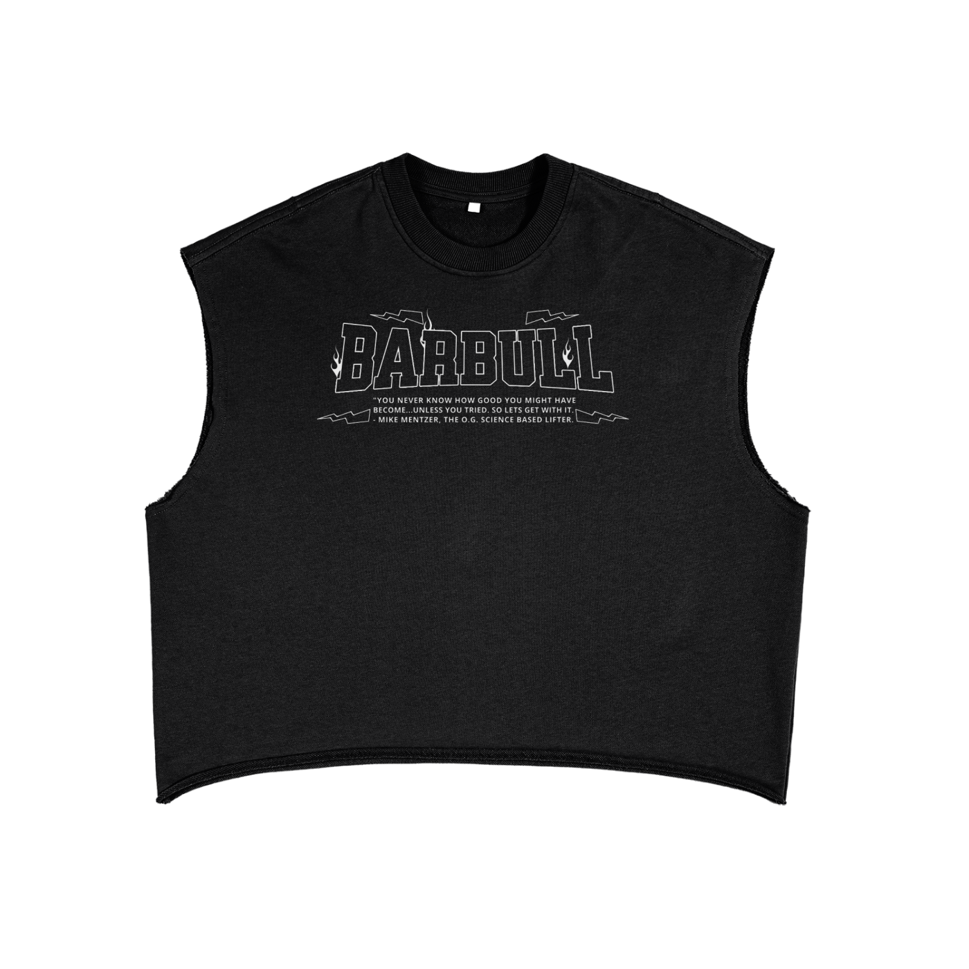 Cut-Off Sleeveless Pump Cover - BarBull x Mike Mentzer Quote
