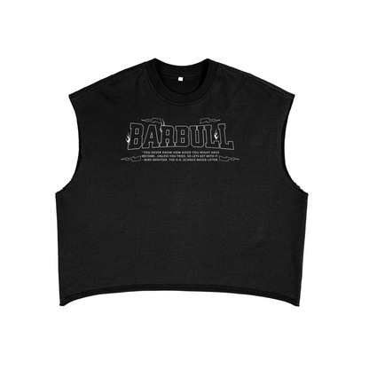 Cut-Off Sleeveless Pump Cover - BarBull x Mike Mentzer Quote