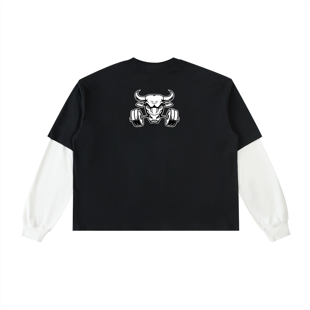 Long Sleeve BarBull Pump Cover - Gothic Design (100% Cotton)