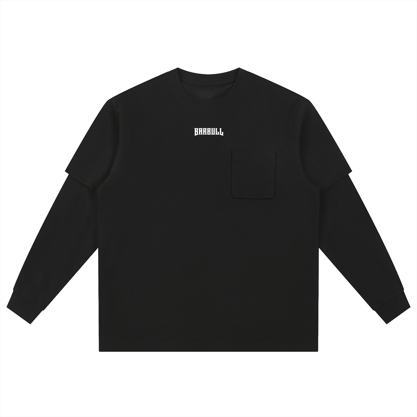 Layered Long Sleeve Oversized Tee
