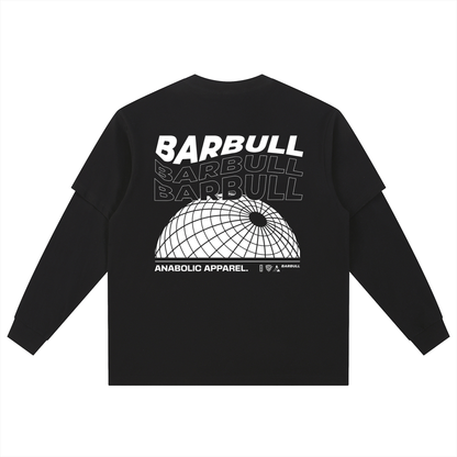 Layered Long Sleeve Oversized Tee