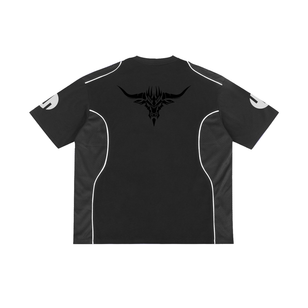 VILTRUM X BARBULL: Contrast Piped Panel Tee