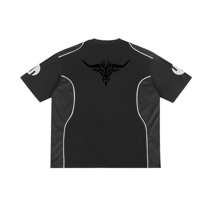 VILTRUM X BARBULL: Contrast Piped Panel Tee