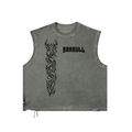 Distressed Cut Off Pump Cover