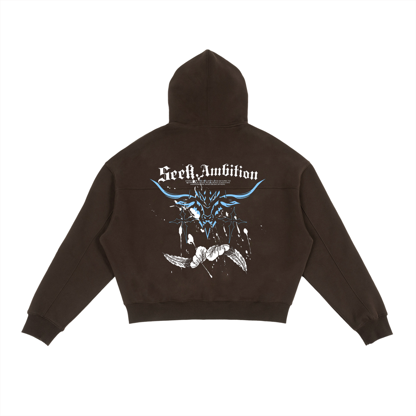 Boxy Fit Zip Up "Seek Ambition"