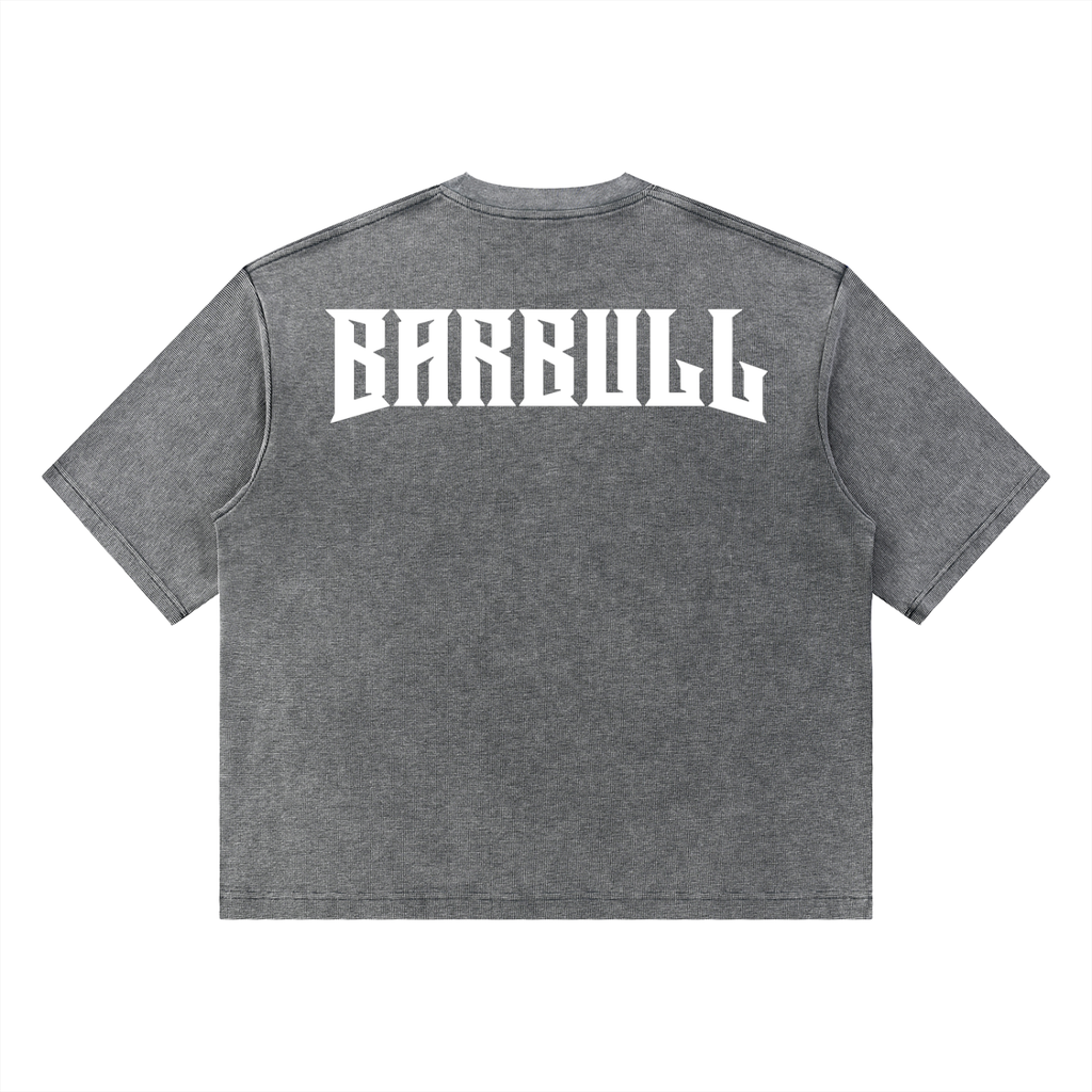 Unisex Mineral Wash Waffle Boxy T-Shirt