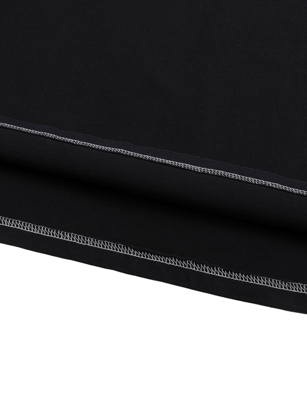 Streetwear Contrast-Stitched Cotton Pump Cover