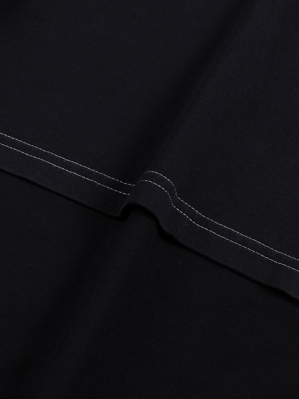 Streetwear Contrast-Stitched Cotton Pump Cover