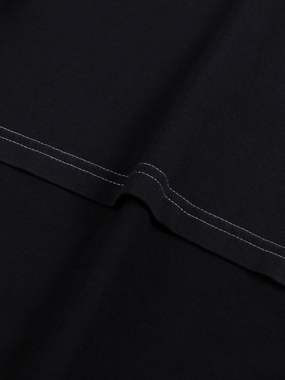 Streetwear Contrast-Stitched Cotton Pump Cover