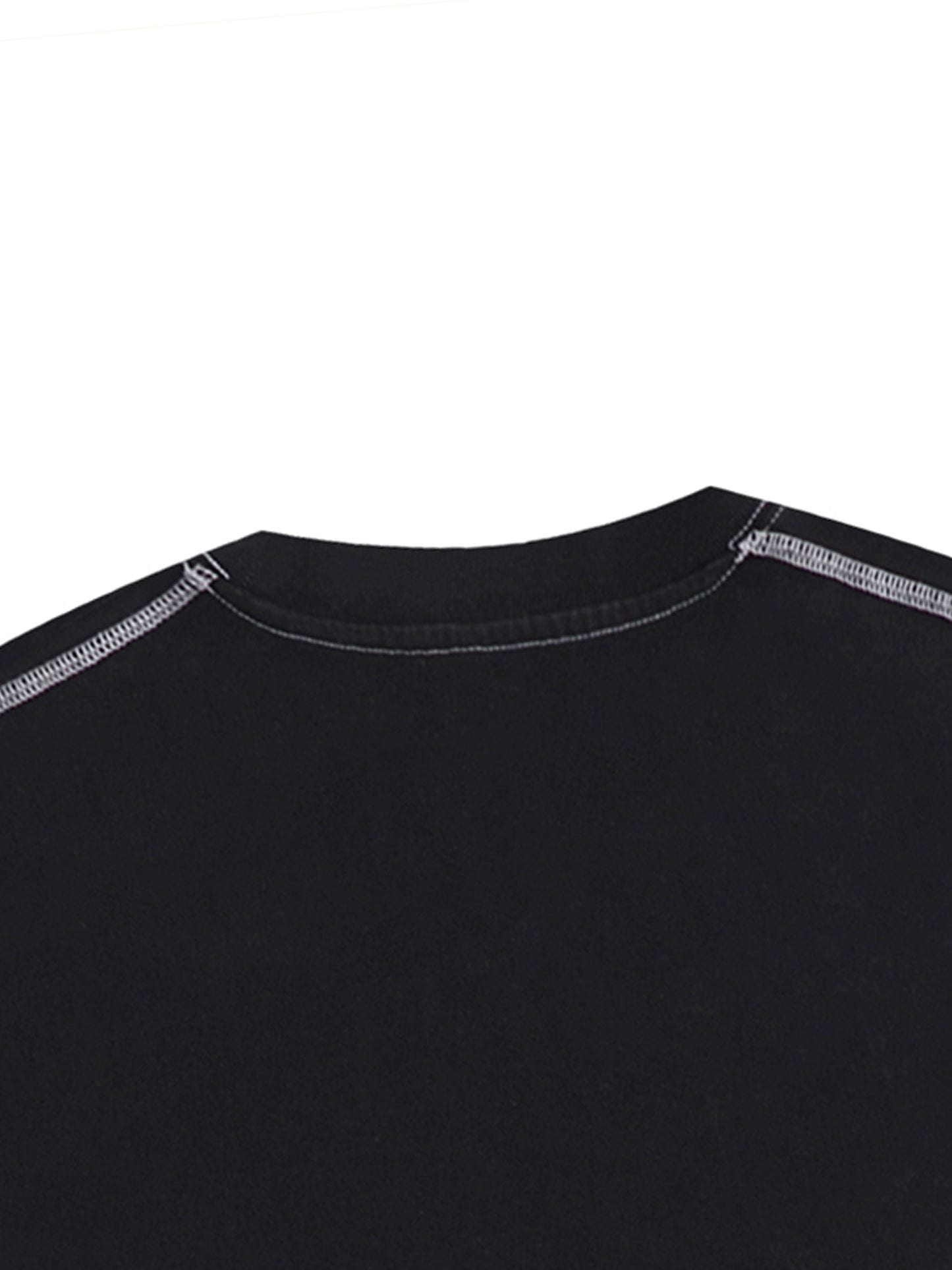 Streetwear Contrast-Stitched Cotton Pump Cover