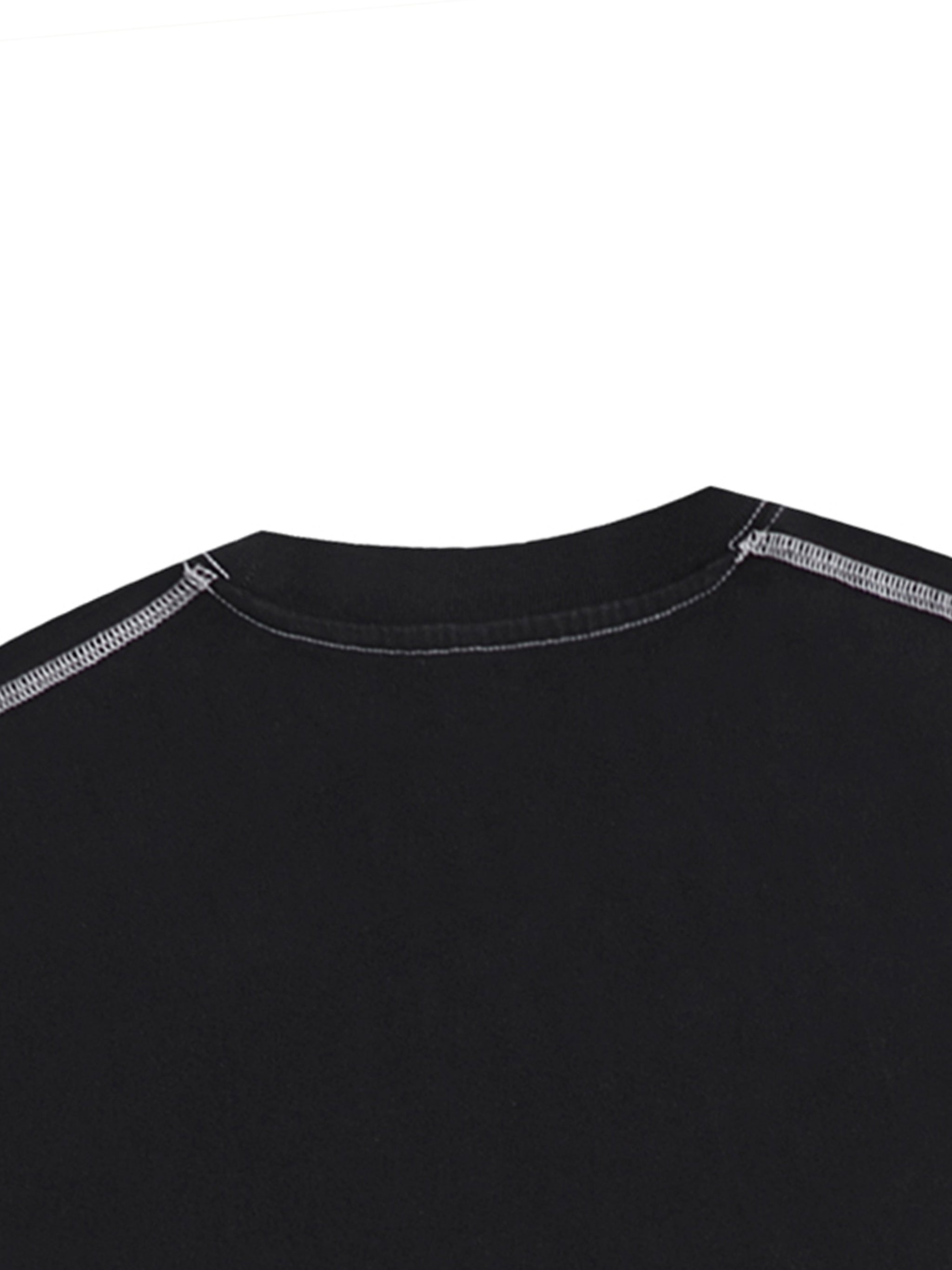 Streetwear Contrast-Stitched Cotton Pump Cover