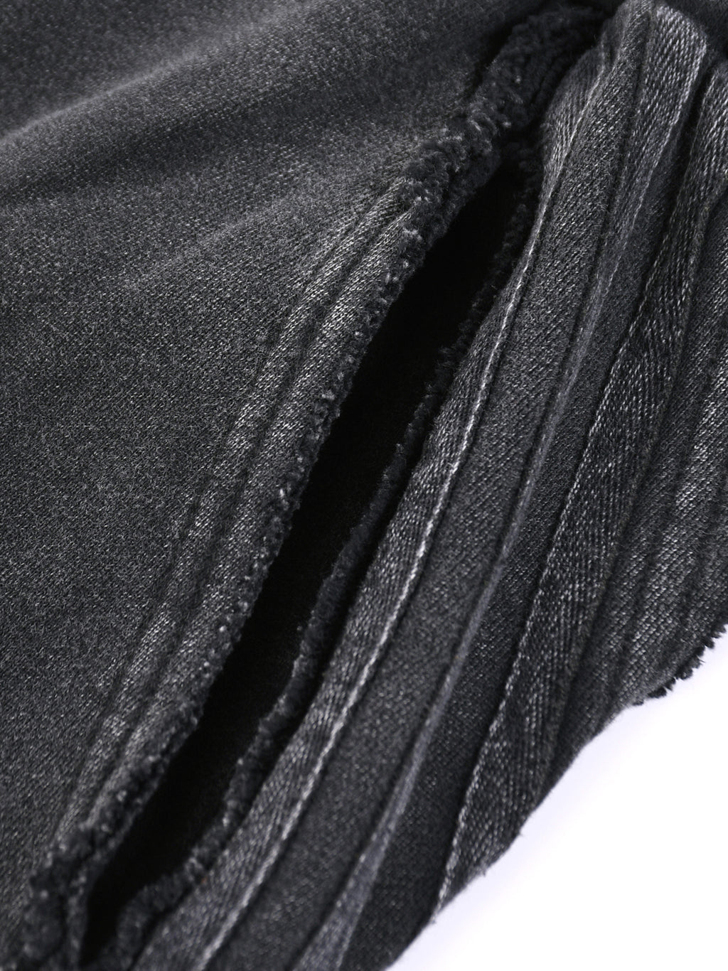 Snow Washed Tape Raw Edge Sweatpants